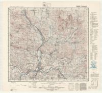 Topographische Karte 1:25.000 (6945) Zwiesel  [ca. 1950, Meßtischblatt]
